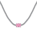 [Tonmkive Jewelry]2.0 carat Ornate Emerald Cut Necklace