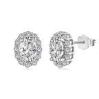 [Tonmkive Jewelry]Delicate Unique Oval Cut Daily Earrings