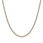 [Tonmkive Jewelry]Delicate Round Shape Tennis Necklace