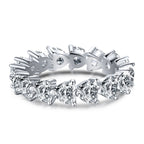[Tonmkive Jewelry]0.25 Carat Radiant Romance Heart Cut Lover Ring