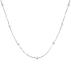 [Tonmkive Jewelry]Small Bead Clavicle Chain Simple Necklace