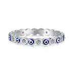 [Tonmkive Jewelry]Sparkling Vibrant Round Shape Daily Ring