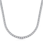 [Tonmkive Jewelry]Elegant Tennis Chain Necklace