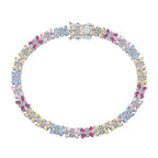 [Tonmkive Jewelry]Radiant Colorful Emerald Cut Party Bracelet