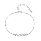 [Tonmkive Jewelry]Elegant Wheat Leaves Shape Bracelet