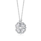 [Tonmkive Jewelry]Ornate Heart Cut Flower Shape Necklace