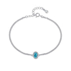 [Tonmkive Jewelry]Exquisite Oval Shape Bracelet