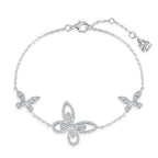 [Tonmkive Jewelry]Delicate Butterfly Pendant Bracelet