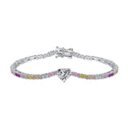 [Tonmkive Jewelry]Delicate Romantic Heart Shape Lover Bracelet