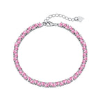 [Tonmkive Jewelry]Dazzling Romantic Heart Shape Lover Bracelet