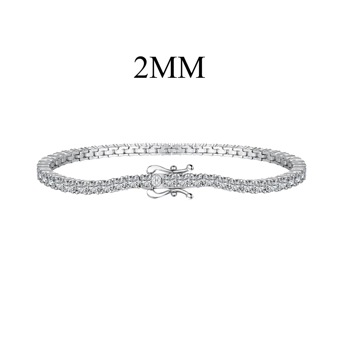 [Tonmkive Jewelry]Dazzling Exquisite Round Cut Daily Bracelet