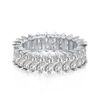 [Tonmkive Jewelry]Unique Colorful Radiant Cut RIng