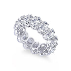 [Tonmkive Jewelry]Dainty Elongated Cushion Cut Tennis Ring